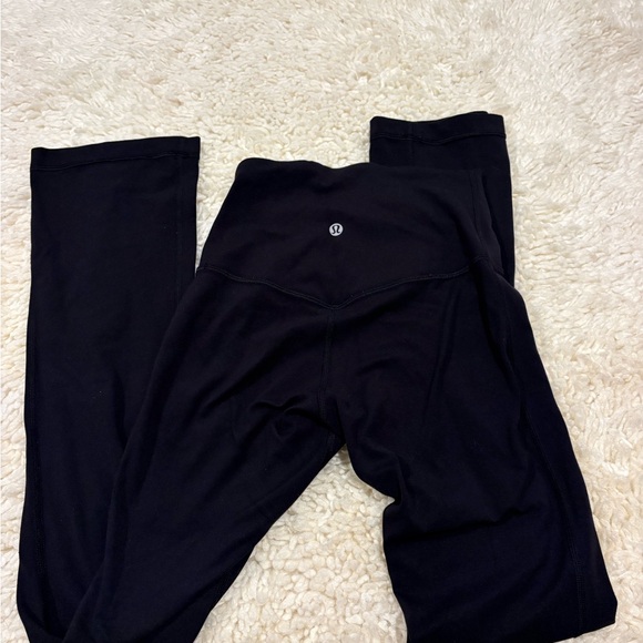 Lululemon Black MINI flare leggings - Picture 1 of 1